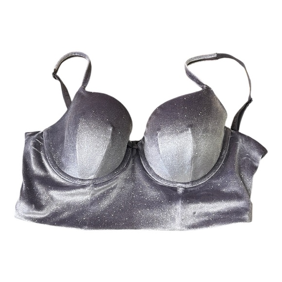 Victoria’s Secret Body By Victoria Lined Demi Velvet Sparkle
Bra Bustier 36D - Picture 2 of 11